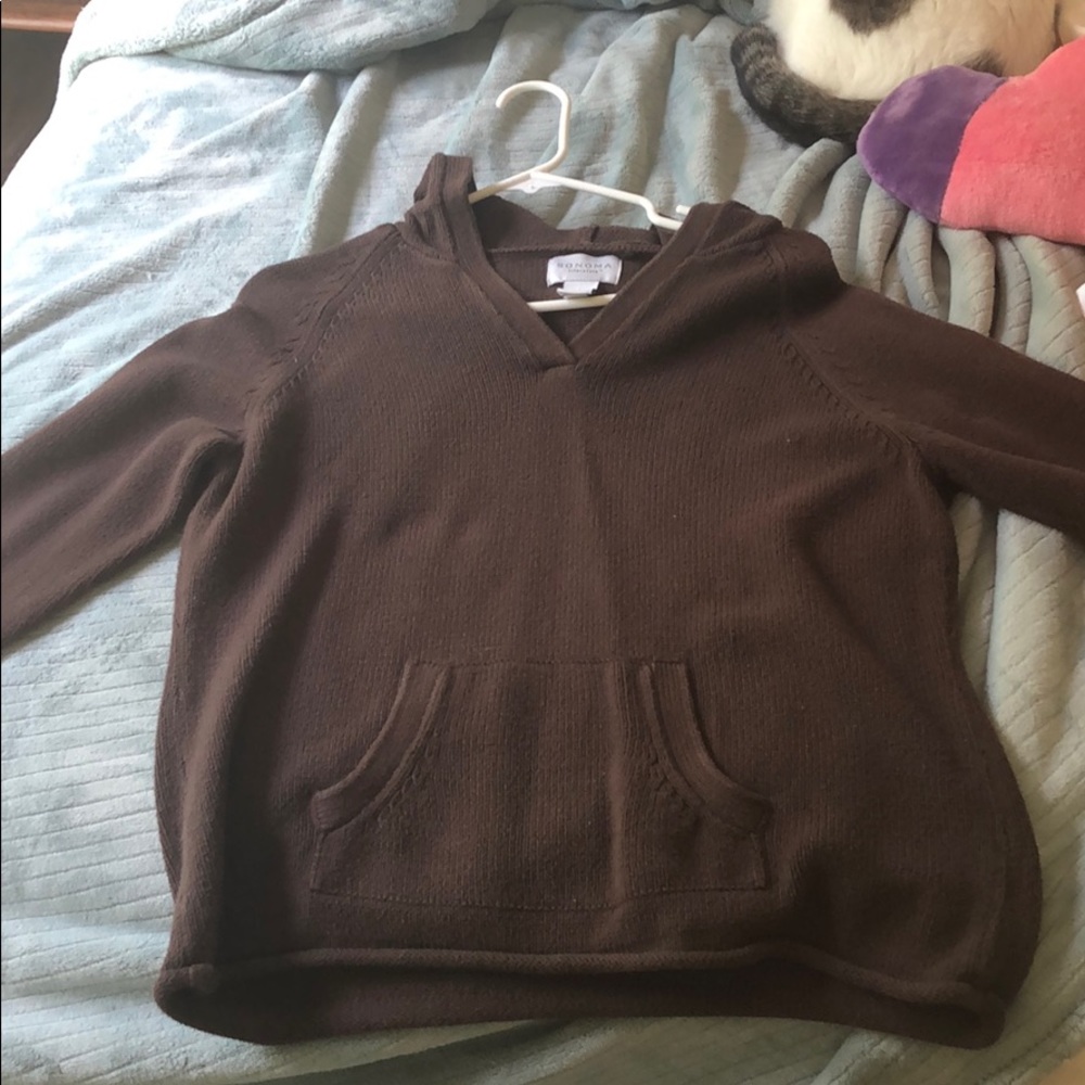 Sweater with a hood